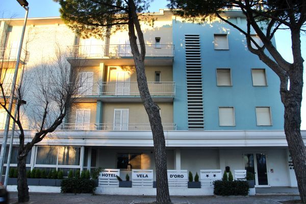Hotel Vela D'Oro Риччоне Экстерьер фото